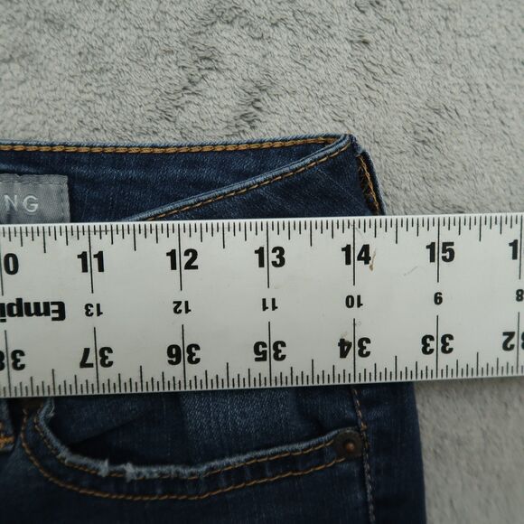 Aeropostale Jegging Jeans Women's Size 6R Blue Low-Rise 27.5" Inseam Distressed - Picture 3 of 16